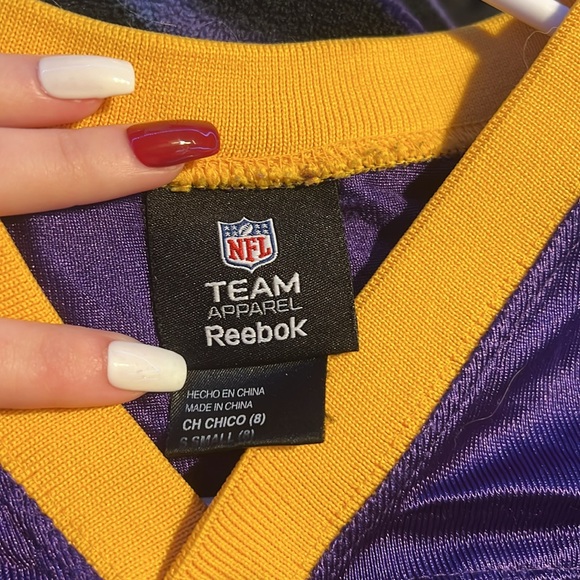 Reebok NFL Adrian Peterson Vikings jersey kids small - Picture 4 of 7